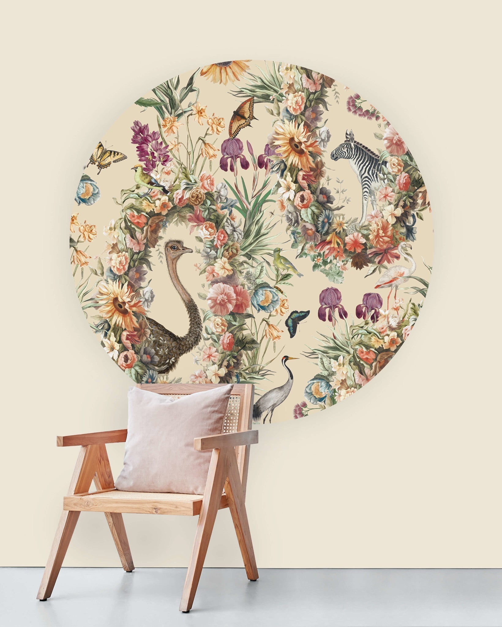Creative Lab Amsterdam Never Ending Story Wallpaper Circle Mural-Beaumonde