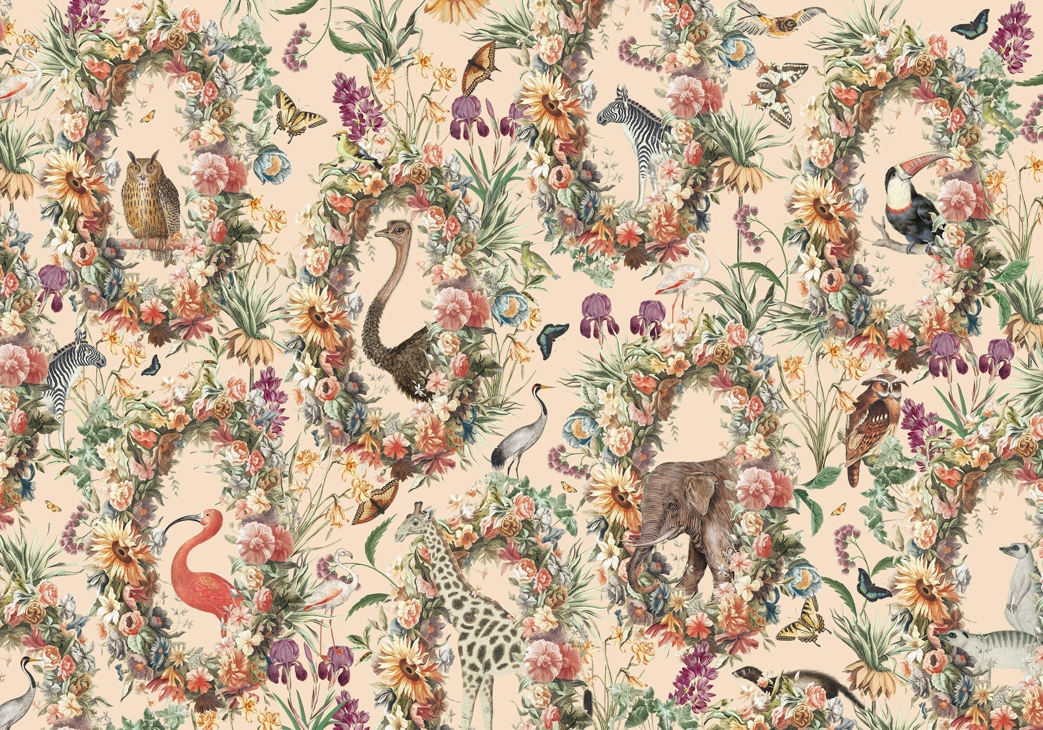 Creative Lab Amsterdam Never Ending Story Wallpaper Circle Mural-Beaumonde