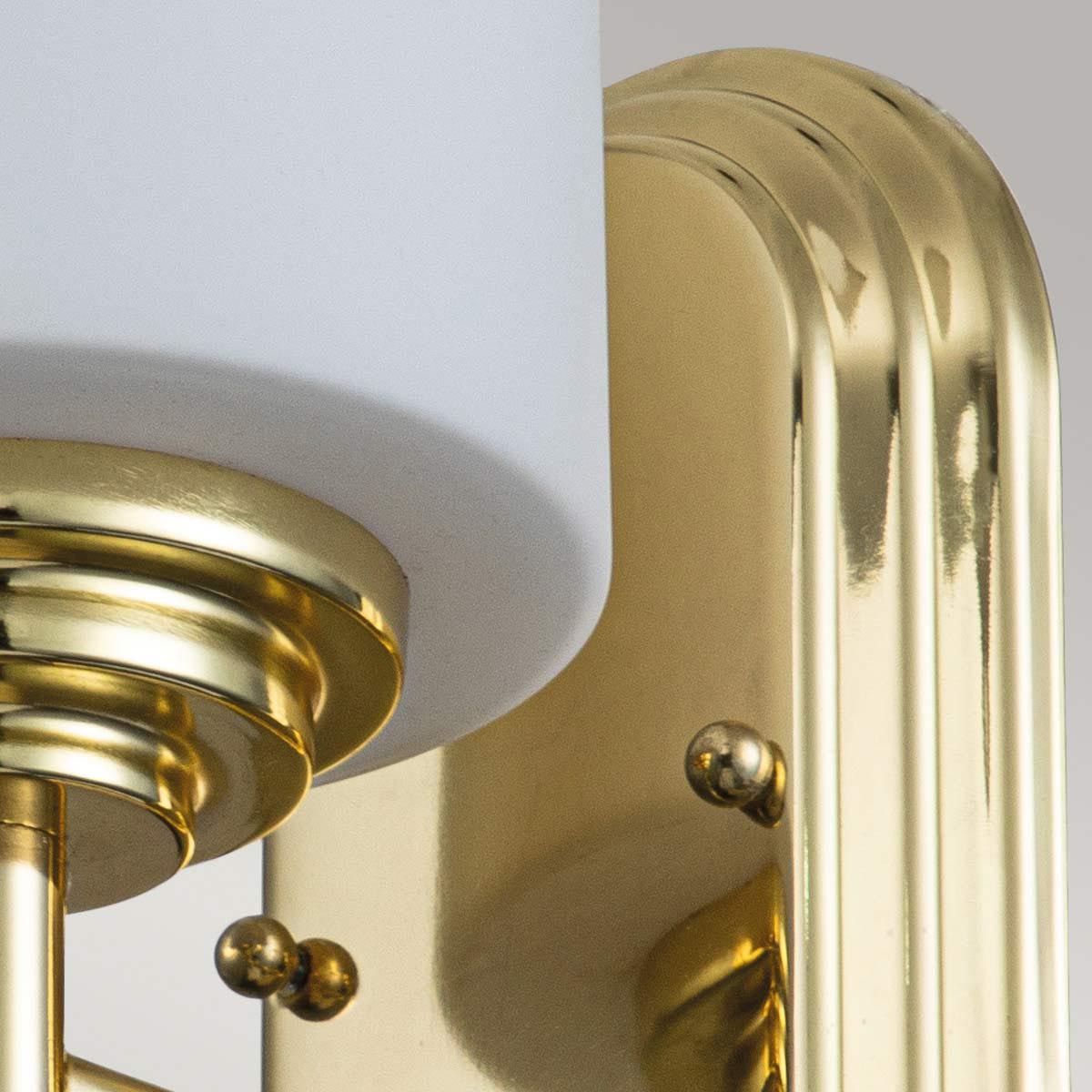 Elstead Lighting Feiss Malibu 1 Light Wall Light -Polished Brass-FE-MALIBU1-BATH-PB-5024005000624-Beaumonde