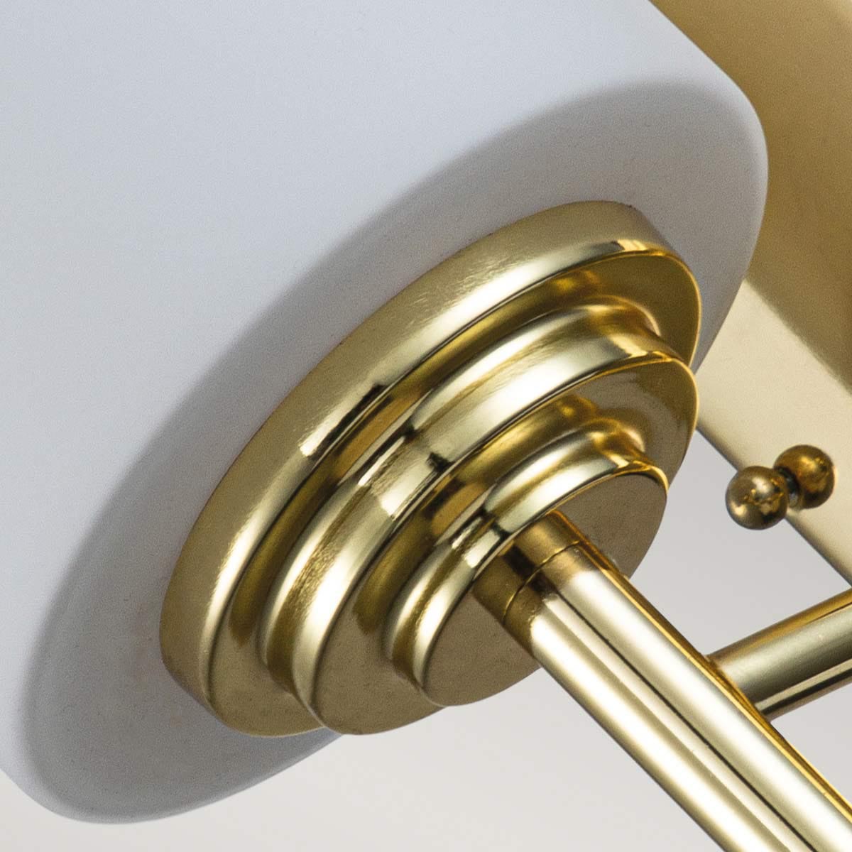 Elstead Lighting Feiss Malibu 1 Light Wall Light -Polished Brass-FE-MALIBU1-BATH-PB-5024005000624-Beaumonde