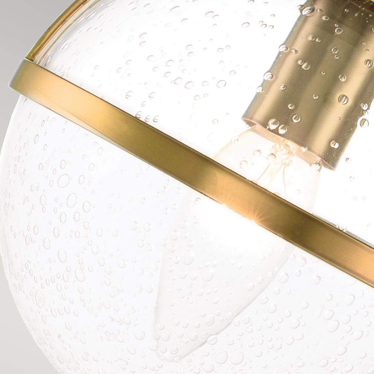 Elstead Lighting Hinkley Hollis 2 Light Wall Light - Clear/Brass-HK-HOLLIS2-C-HB-BATH-5024005559818-Beaumonde