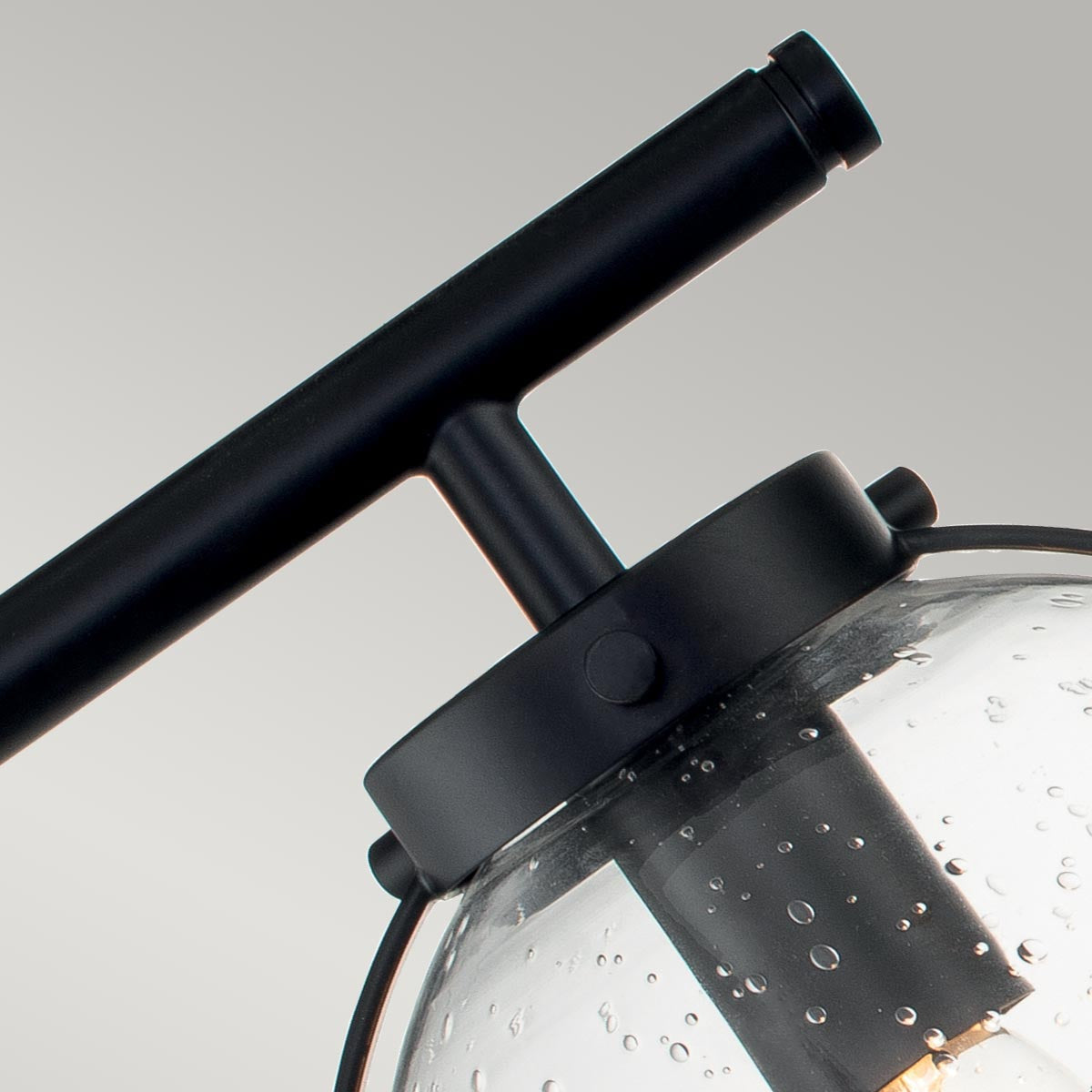 Elstead Lighting Hinkley Hollis 3 Light Wall Light - Clear/Black-HK-HOLLIS3-C-BK-BATH-5024005560111-Beaumonde