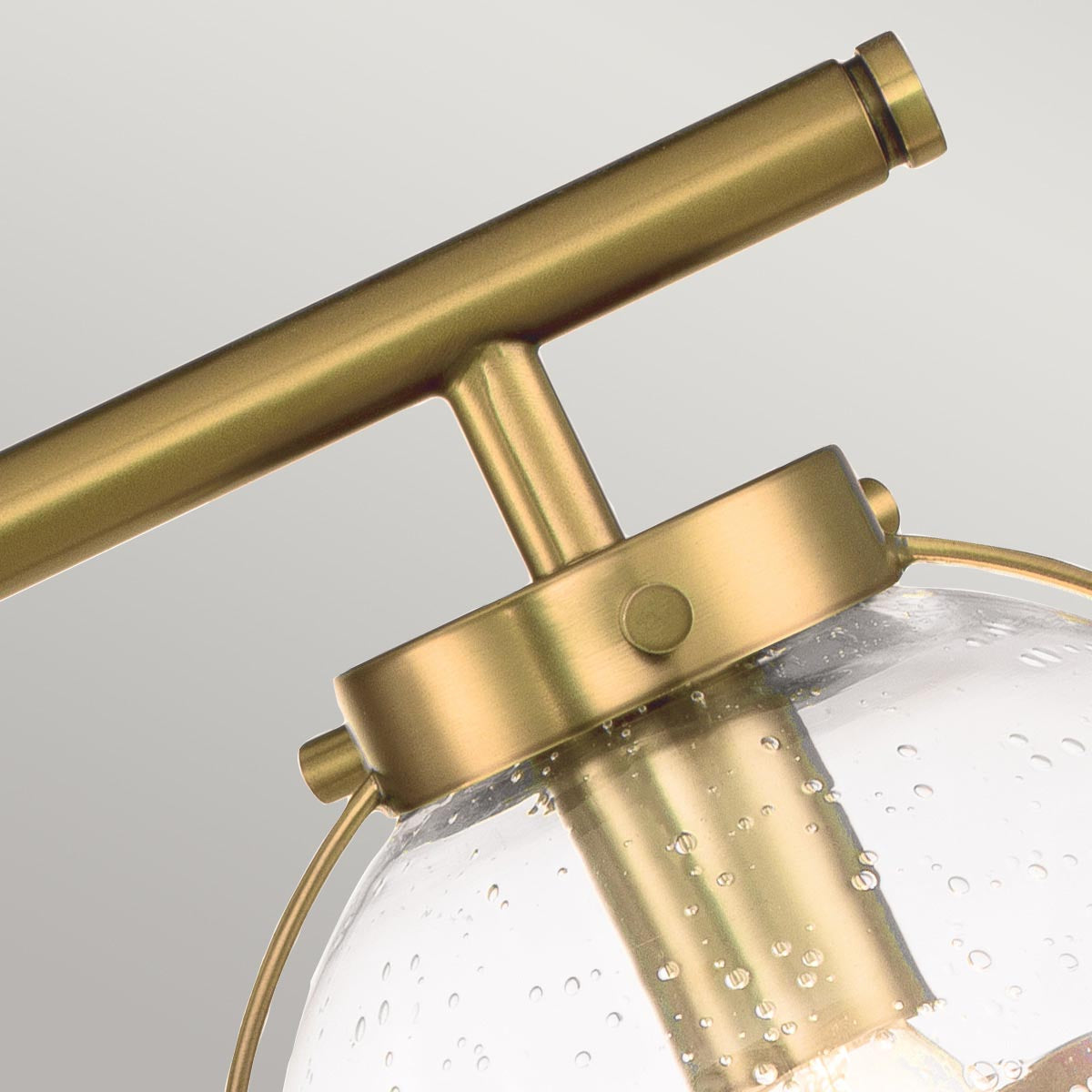 Elstead Lighting Hinkley Hollis 3 Light Wall Light - Clear/Brass-HK-HOLLIS3-C-HB-BATH-5024005560210-Beaumonde