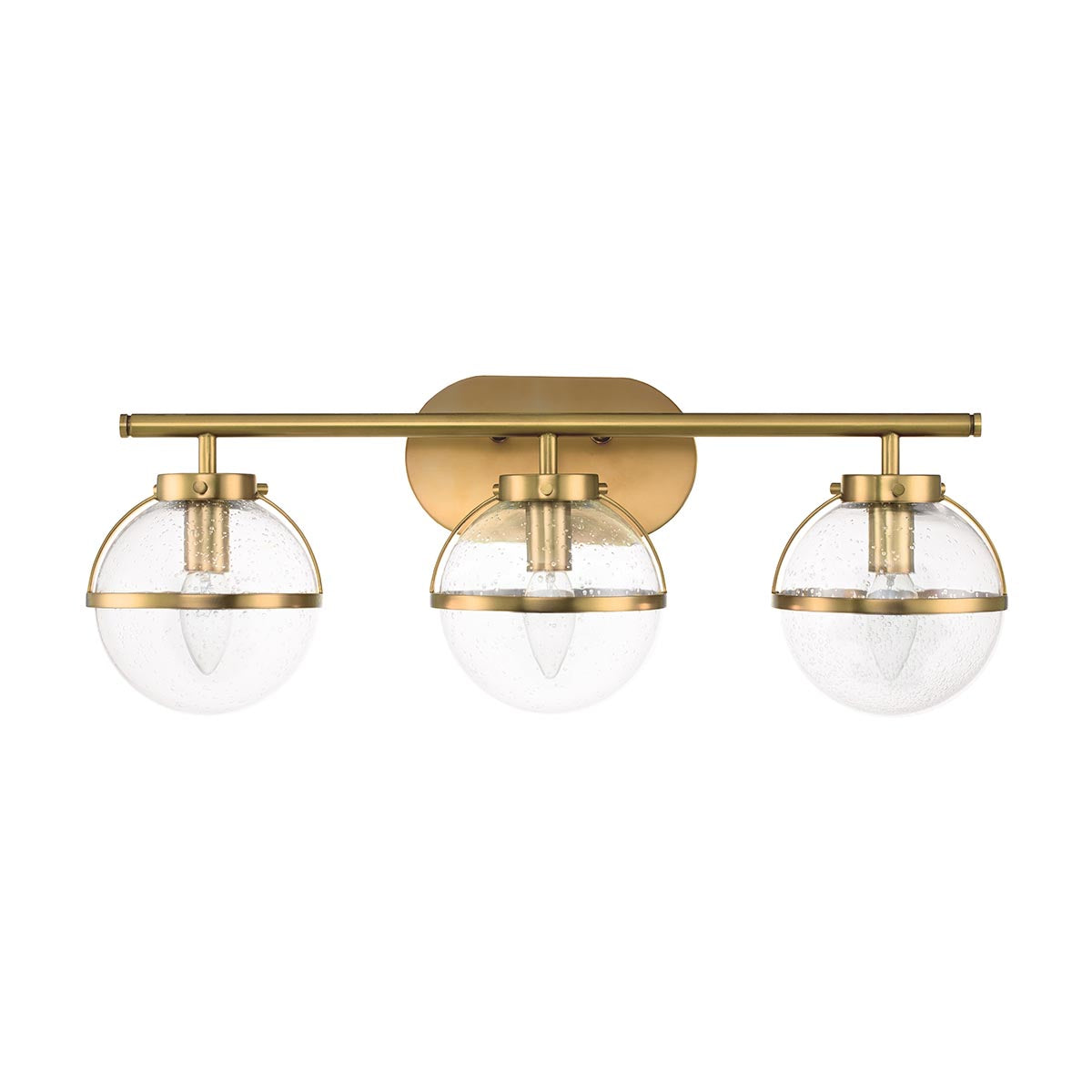 Elstead Lighting Hinkley Hollis 3 Light Wall Light - Opal/Brass-HK-HOLLIS3-O-HB-BATH-5024005560418-Beaumonde