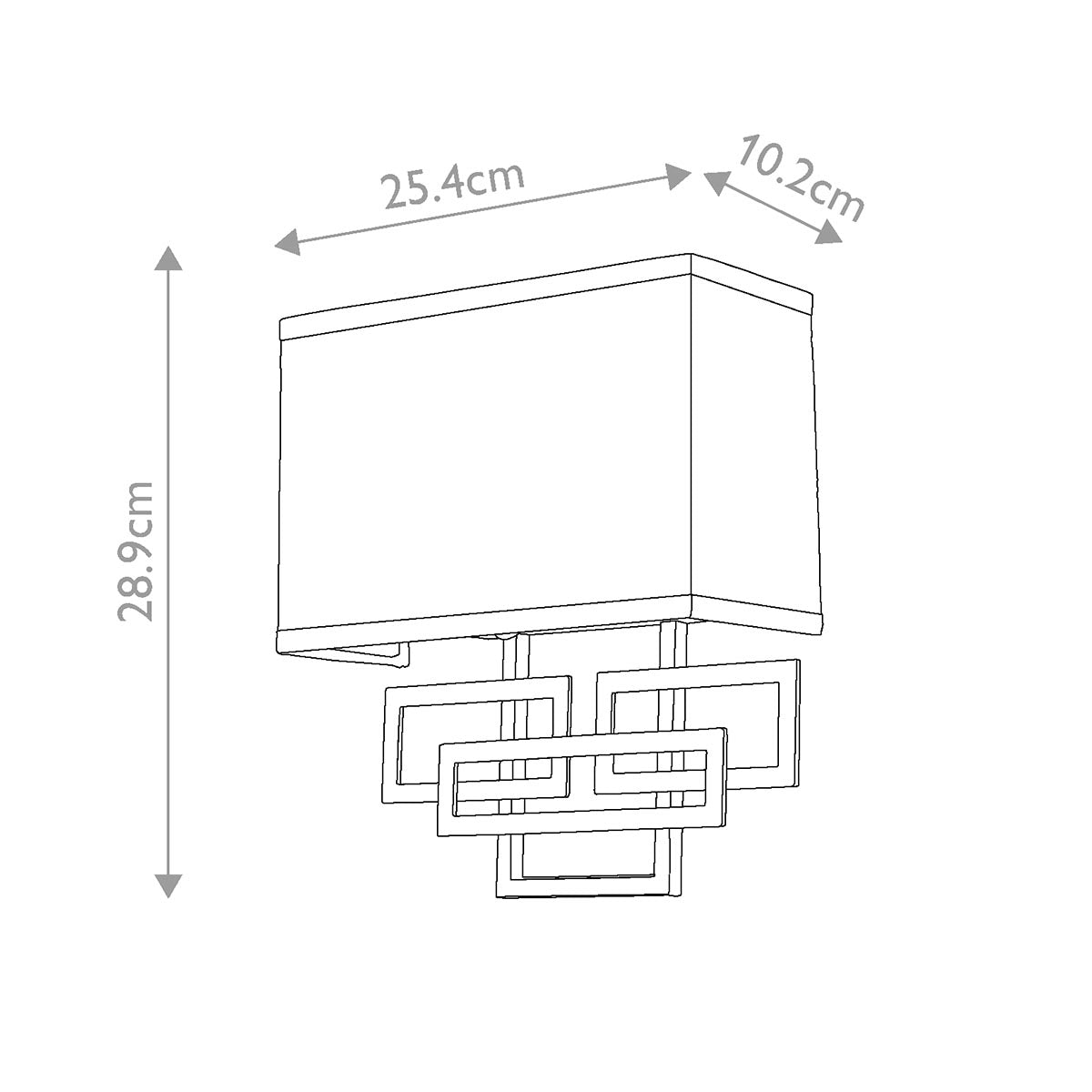 Elstead Lighting Hinkley Lanza 2 Light Wall Light - Antique Nickel-HK-LANZA2-AN-5024005333913-Beaumonde
