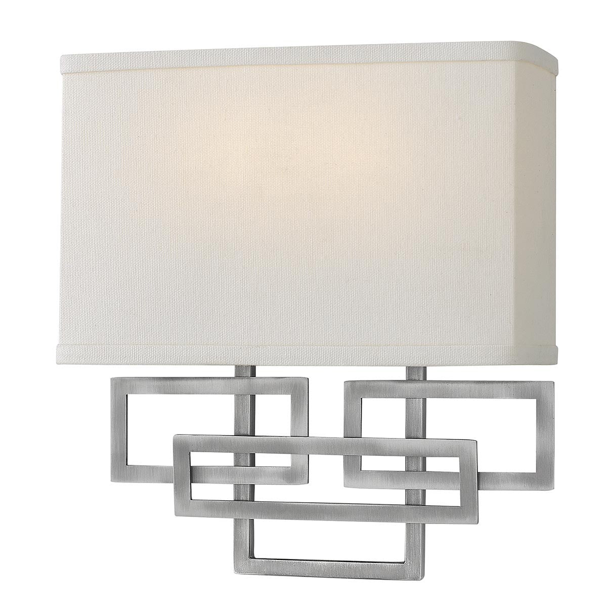 Elstead Lighting Hinkley Lanza 2 Light Wall Light - Antique Nickel-HK-LANZA2-AN-5024005333913-Beaumonde