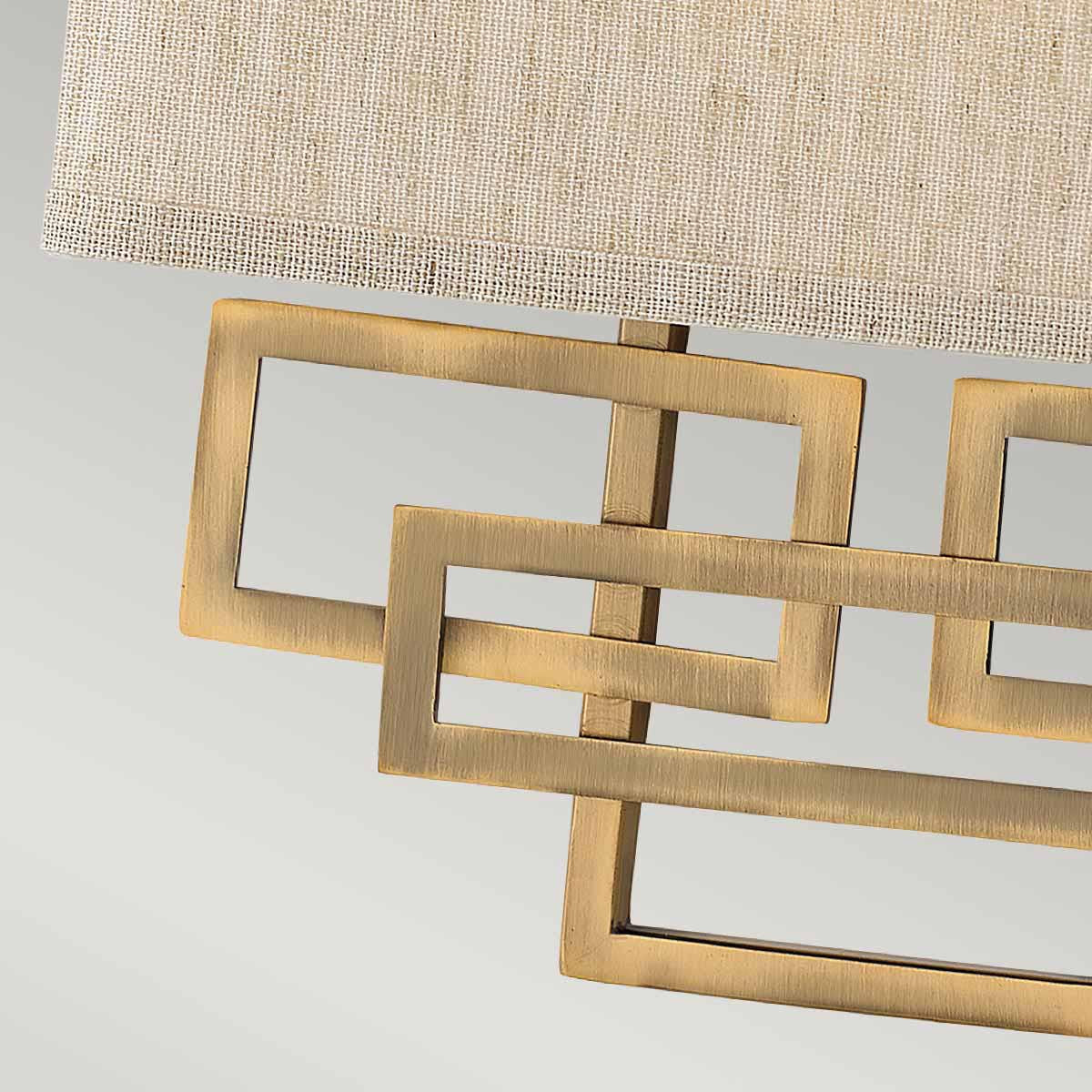 Elstead Lighting Hinkley Lanza 2 Light Wall Light - Brushed Bronze-HK-LANZA2-BR-5024005334019-Beaumonde