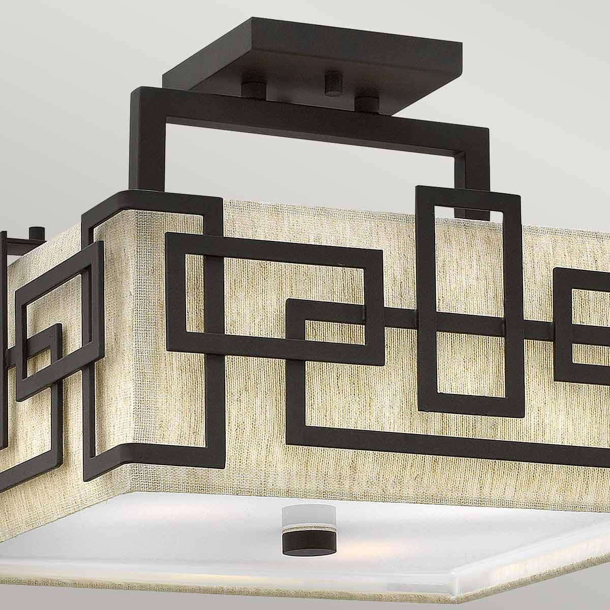 Elstead Lighting Hinkley Lanza 3 Light Semi-Flush-HK-LANZA-SF-5024005244912-Beaumonde