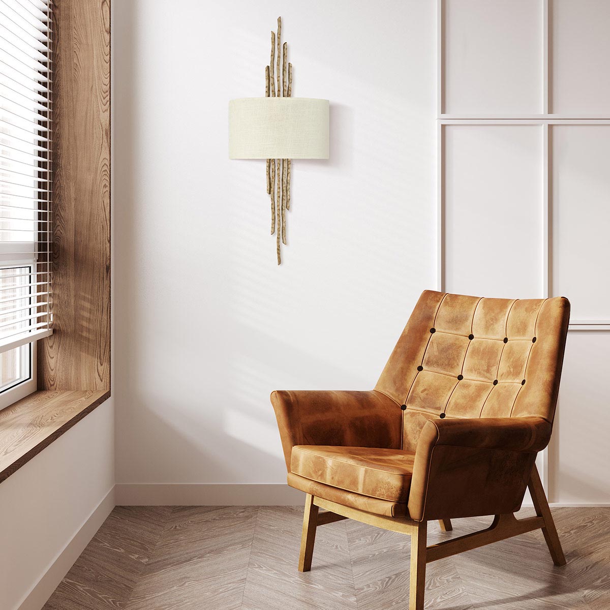 Elstead Lighting Hinkley Spyre 2 Light Wall Light - Champagne Gold-HK-SPYRE2-CPG-5024005334415-Beaumonde