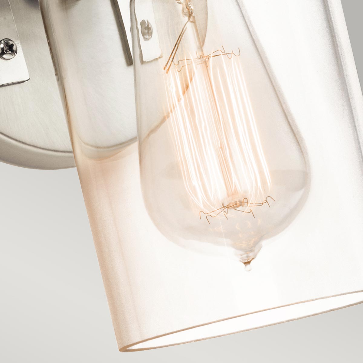 Elstead Lighting Kichler Brinley 1 Light Wall Light - Brushed Nickel-KL-BRINLEY1-NI-5024005294016-Beaumonde