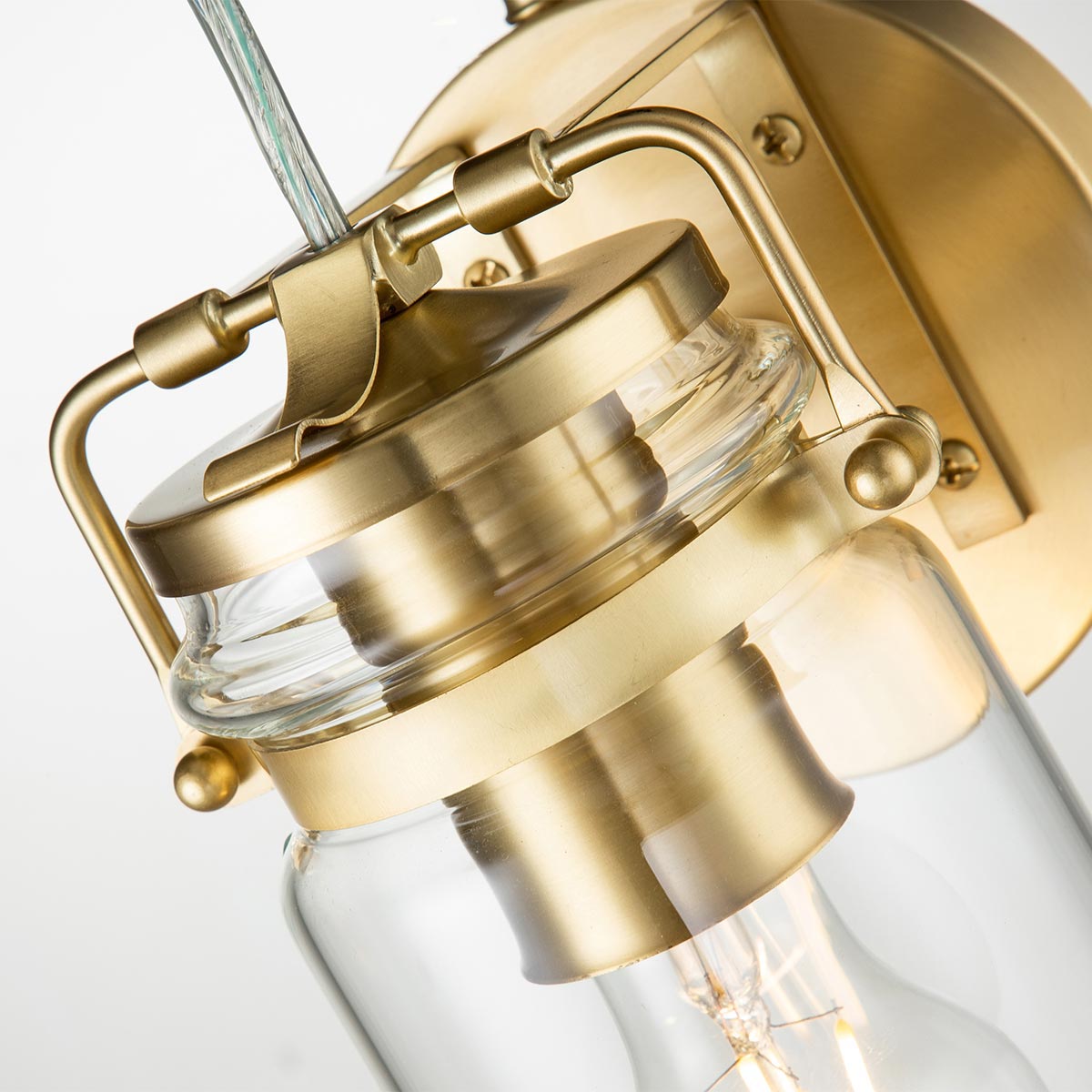 Elstead Lighting Kichler Brinley 1 Light Wall Light-KL-BRINLEY1-BB-5024005000068-Beaumonde