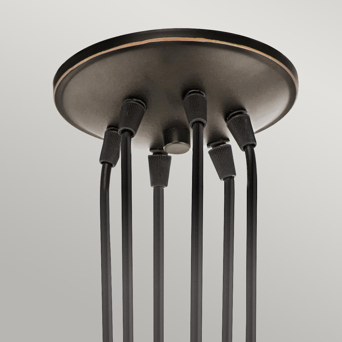 Elstead Lighting Kichler Brinley 6 Light Pendant - Olde Bronze-KL-BRINLEY6-OZ-5024005231318-Beaumonde