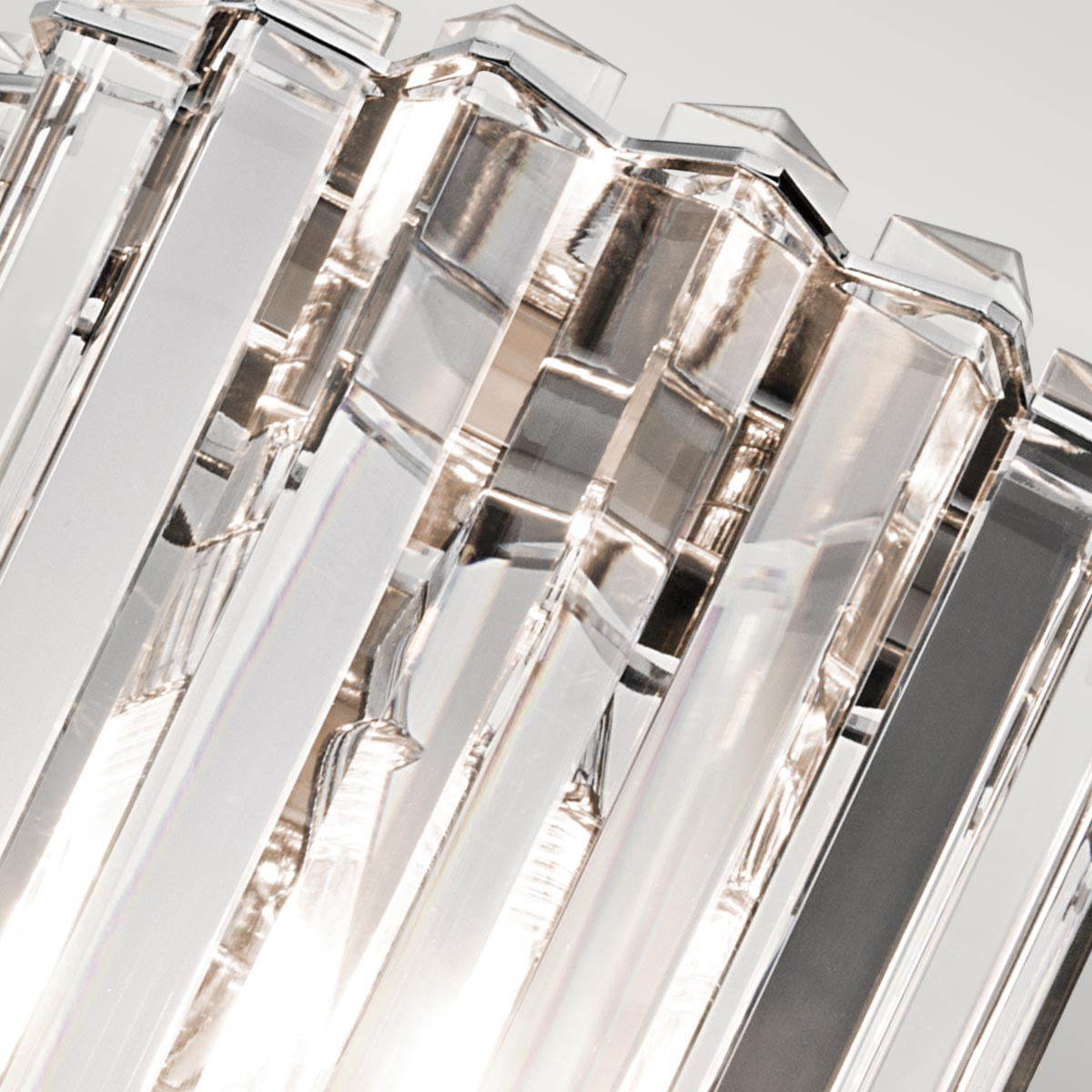 Elstead Lighting Kichler Crystal Skye 2 Light Wall Light-KL-CRYSTAL-SKYE2-5024005232612-Beaumonde