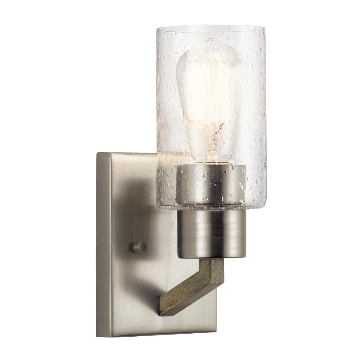 Elstead Lighting Kichler Deryn 1 Light Wall Light - Antique Grey-KL-DERYN1-DAG-5024005571414-Beaumonde