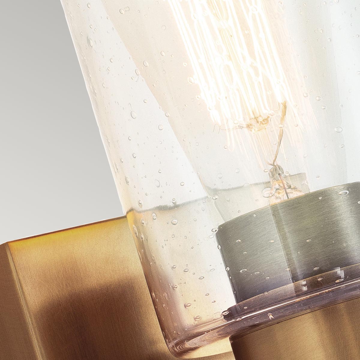 Elstead Lighting Kichler Deryn 1 Light Wall Light - Brass-KL-DERYN1-NBR-5024005571513-Beaumonde
