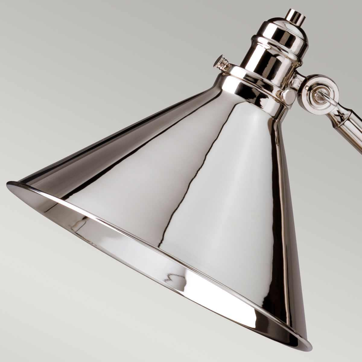 Elstead Lighting Provence 1 Light Floor Lamp - Polished Nickel-PV-FL-PN-5024005372301-Beaumonde