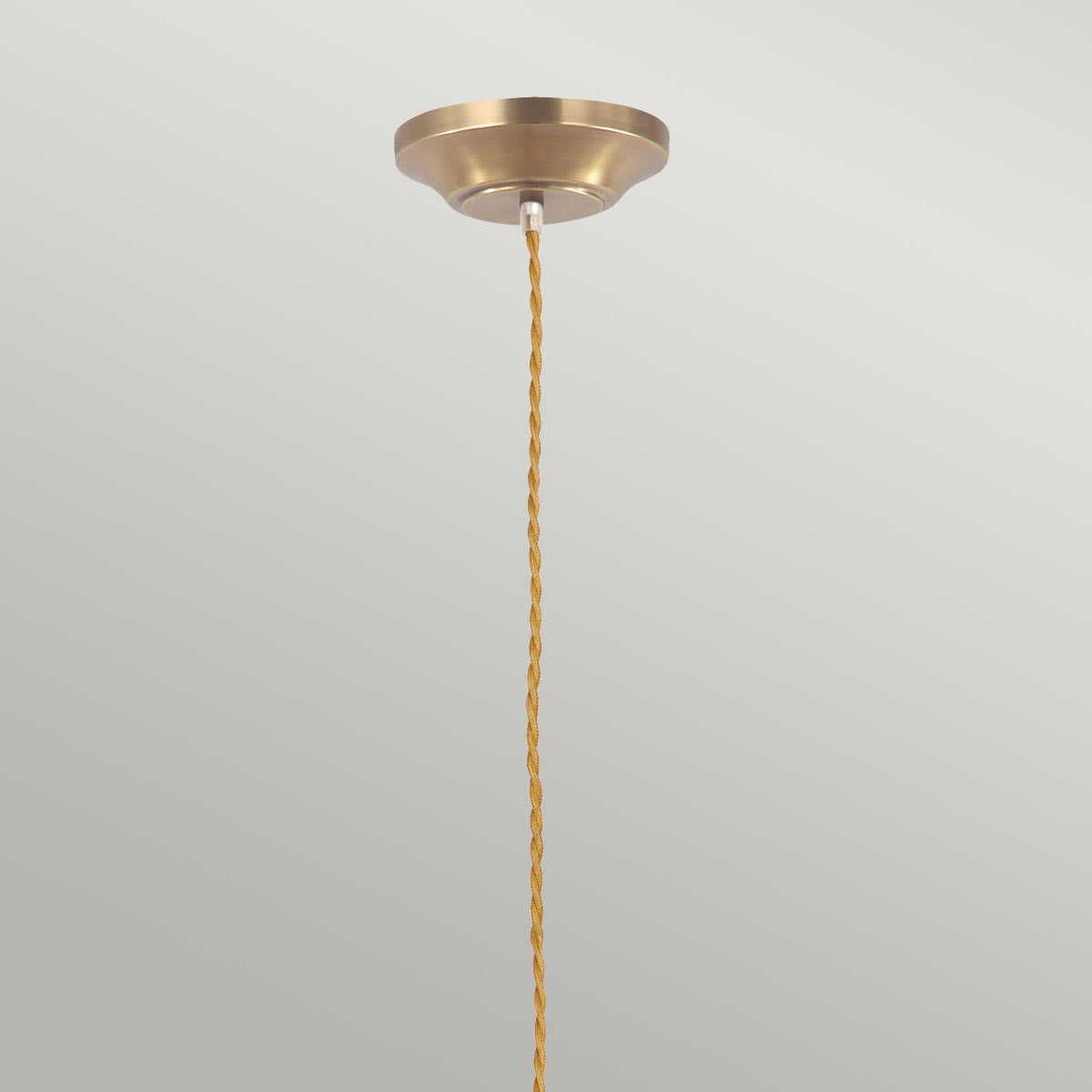 Elstead Lighting Provence 1 Light Pendant - Aged Brass-PV-SP-AB-5024005367406-Beaumonde