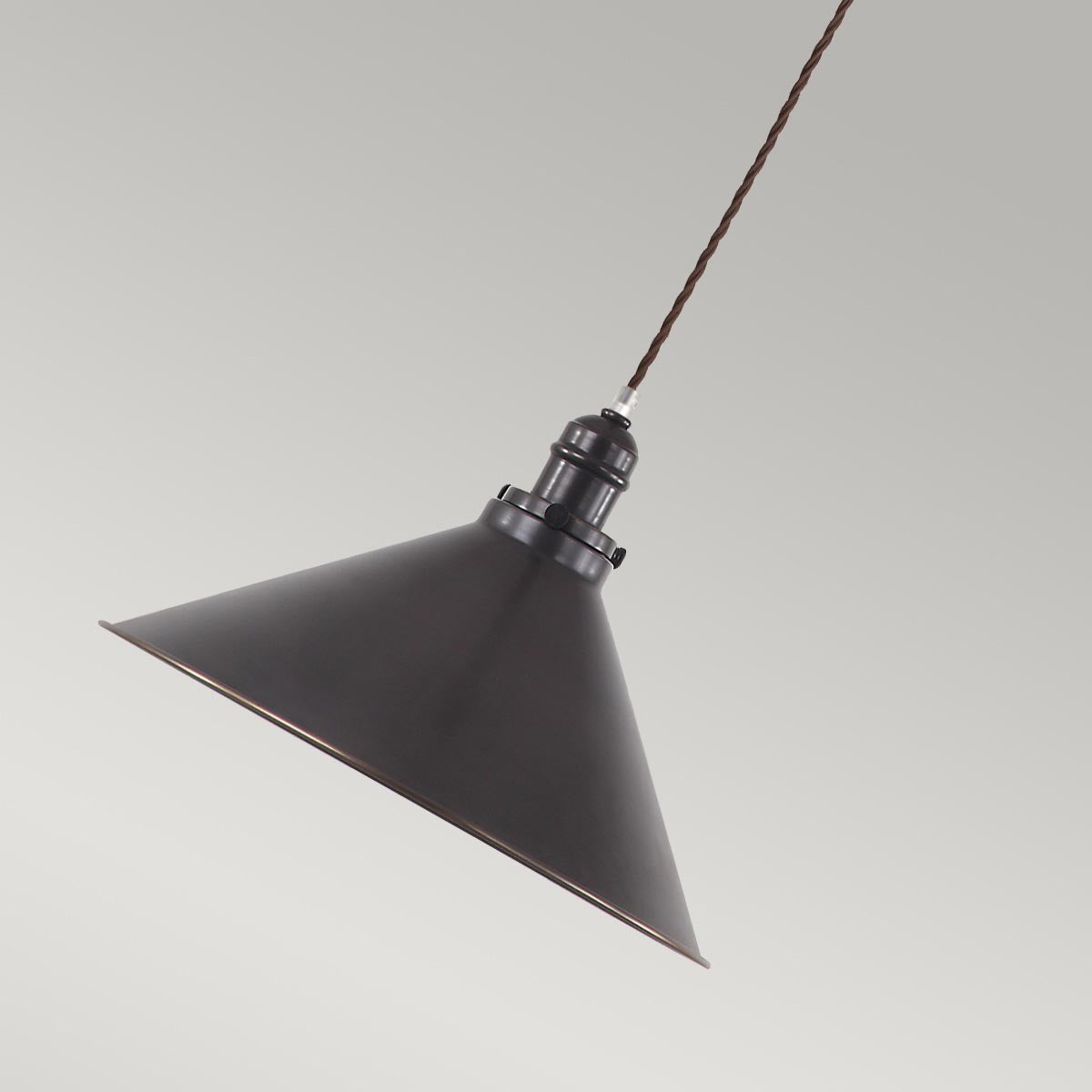 Elstead Lighting Provence 1 Light Pendant - Old Bronze-PV-SP-OB-5024005370307-Beaumonde