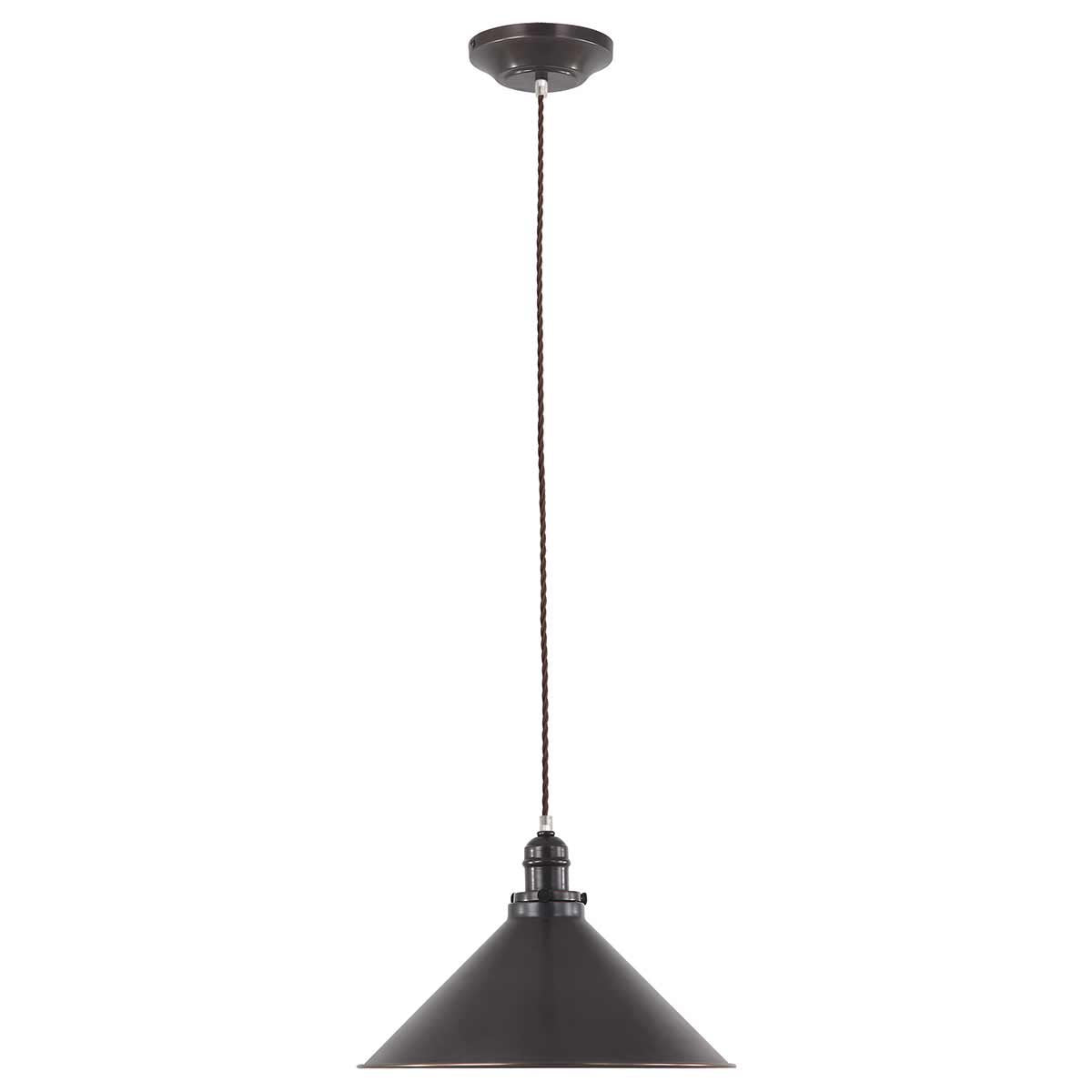 Elstead Lighting Provence 1 Light Pendant - Old Bronze-PV-SP-OB-5024005370307-Beaumonde