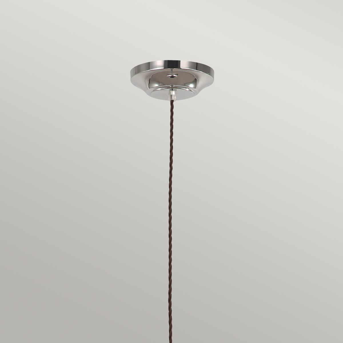 Elstead Lighting Provence 1 Light Pendant - Polished Nickel-PV-SP-PN-5024005370505-Beaumonde