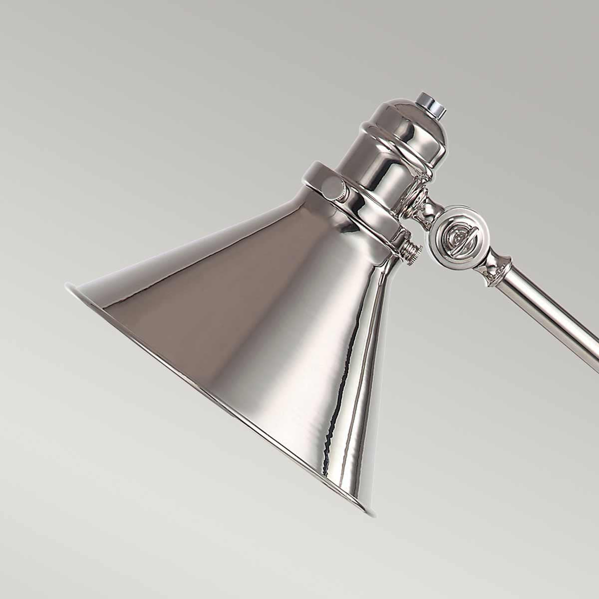 Elstead Lighting Provence 1 Light Table Lamp - Polished Nickel-PV-TL-PN-5024005374602-Beaumonde