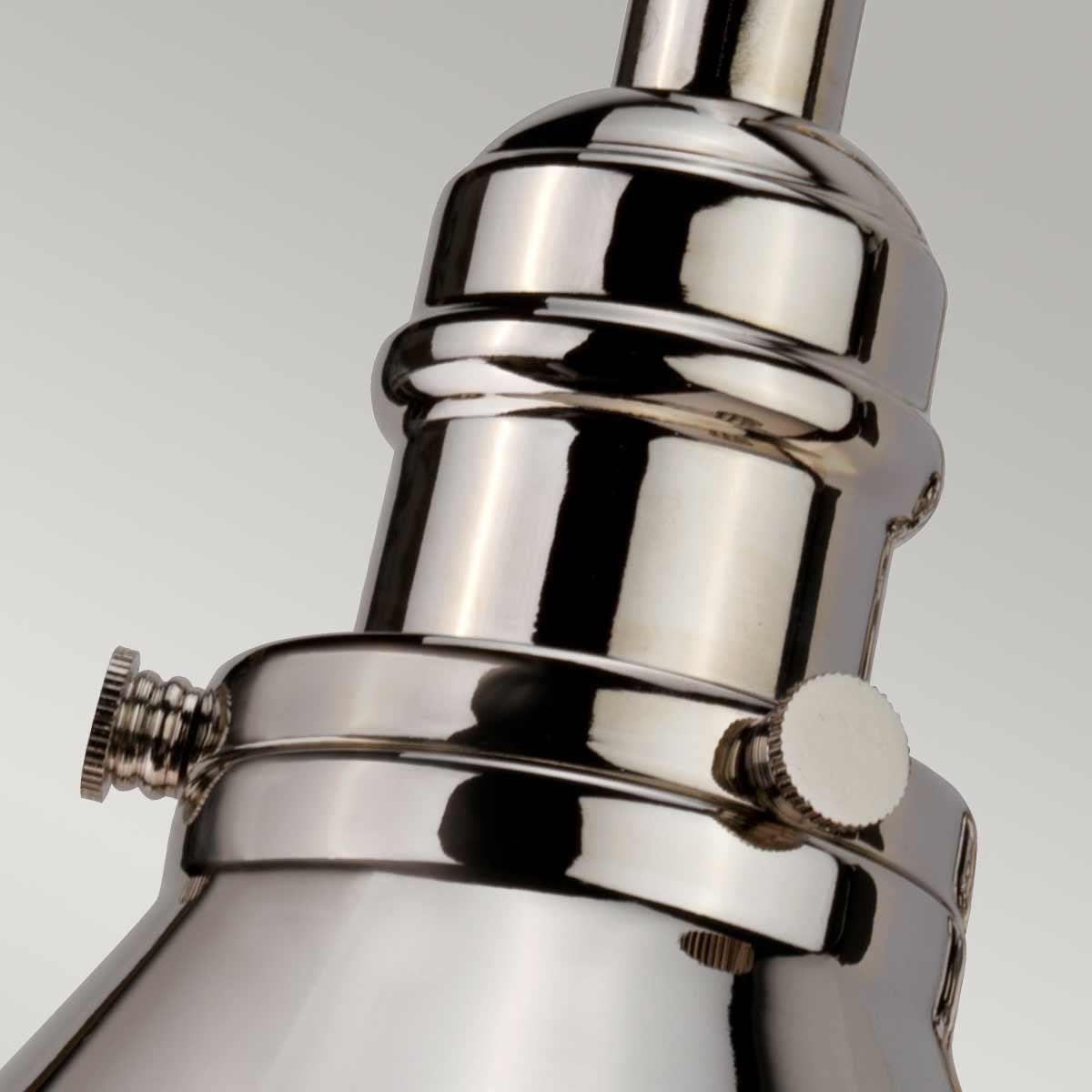Elstead Lighting Provence 1 Light Wall Light - Polished Nickel-PV1-PN-5024005391302-Beaumonde