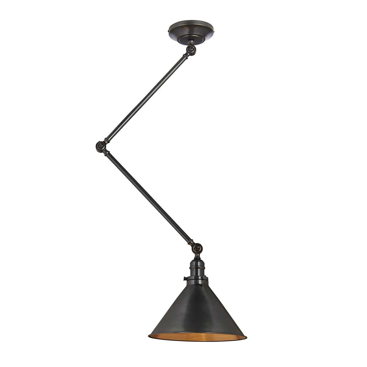 Elstead Lighting Provence 1 Light Wall Light/Pendant - Old Bronze-PV-GWP-OB-5024005271215-Beaumonde