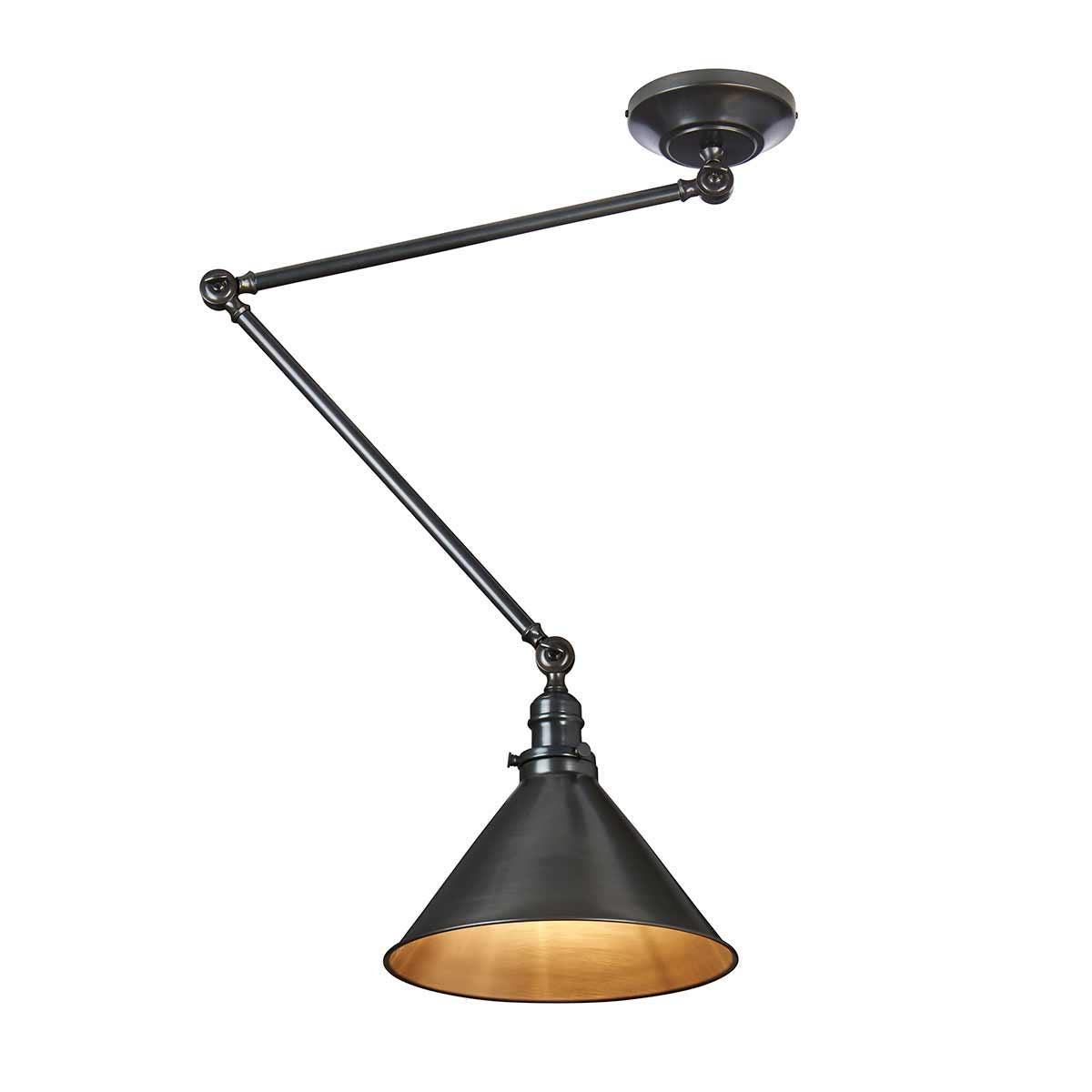 Elstead Lighting Provence 1 Light Wall Light/Pendant - Old Bronze-PV-GWP-OB-5024005271215-Beaumonde