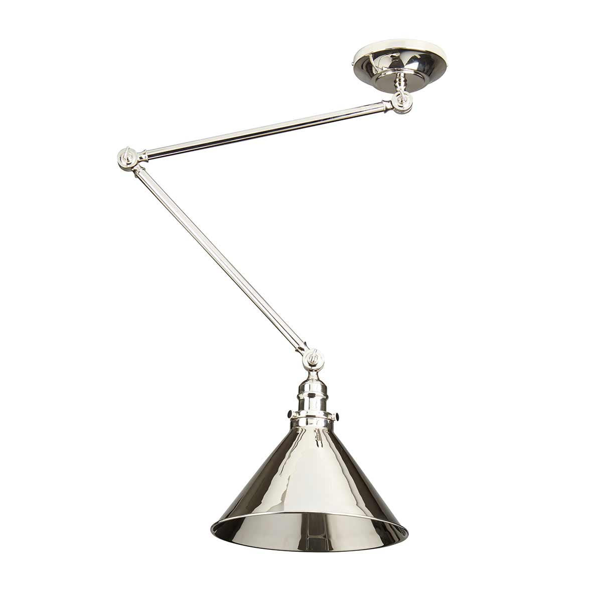 Elstead Lighting Provence 1 Light Wall Light/Pendant - Polished Nickel-PV-GWP-PN-5024005271116-Beaumonde