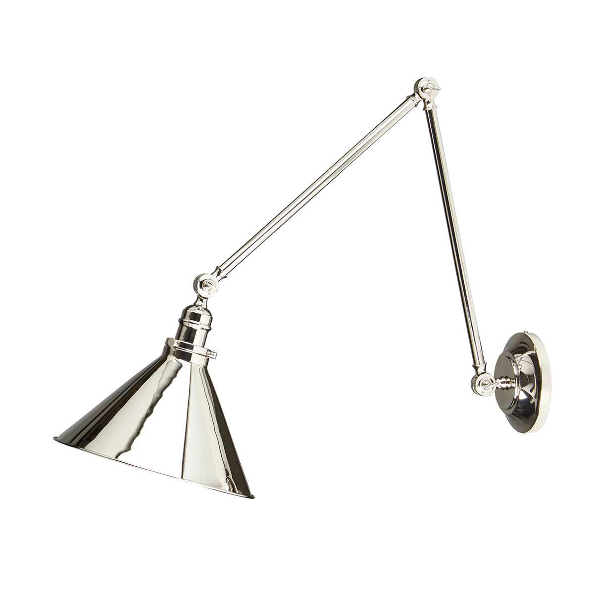 Elstead Lighting Provence 1 Light Wall Light/Pendant - Polished Nickel-PV-GWP-PN-5024005271116-Beaumonde
