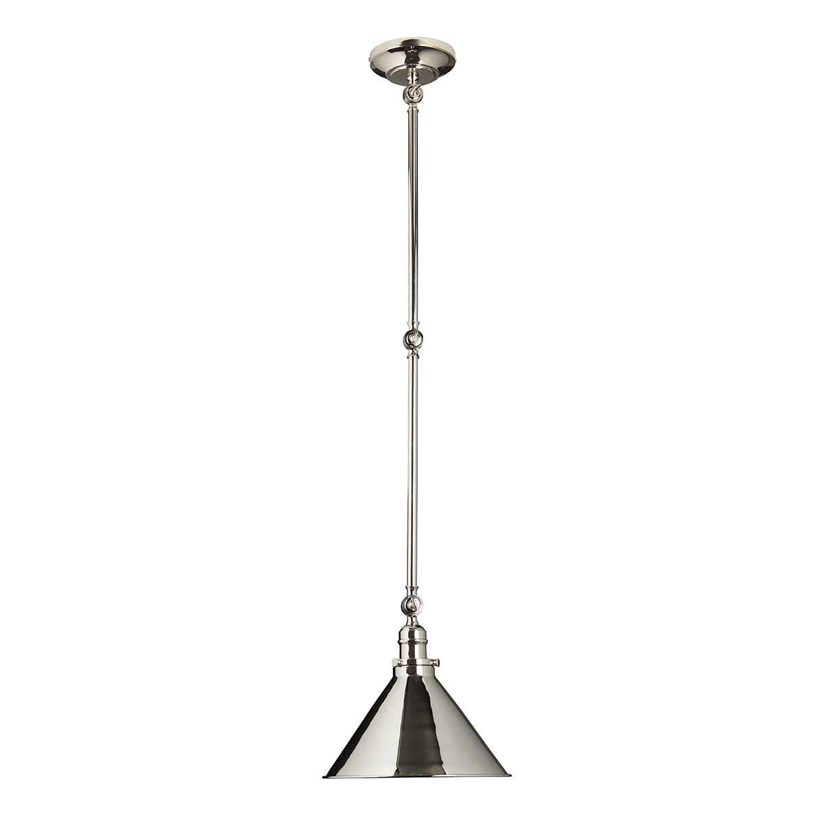 Elstead Lighting Provence 1 Light Wall Light/Pendant - Polished Nickel-PV-GWP-PN-5024005271116-Beaumonde