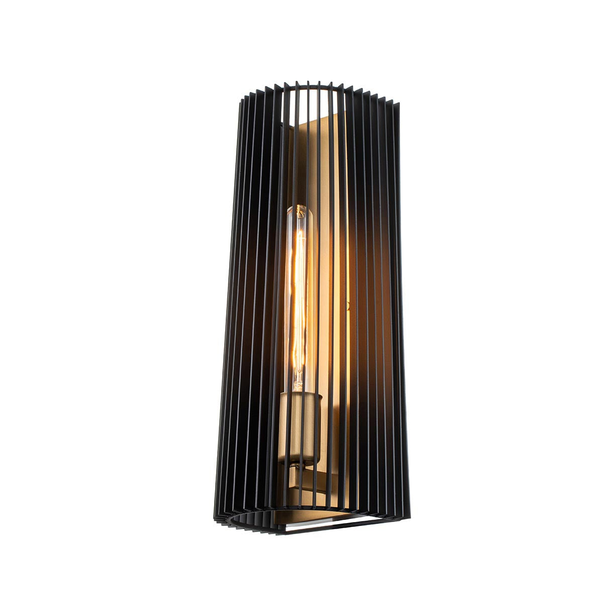 Elstead Lighting Quintesse Linara 1 Light Wall Light-QN-LINARA1-BK-5024005586616-Beaumonde