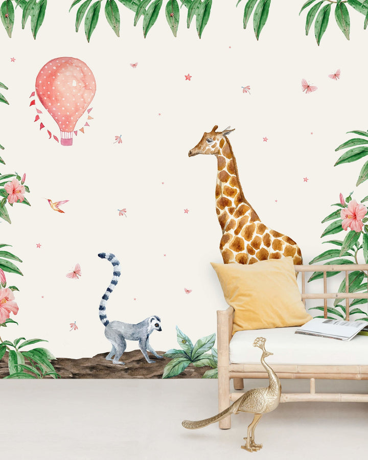 Giraffe Wallpaper Mural