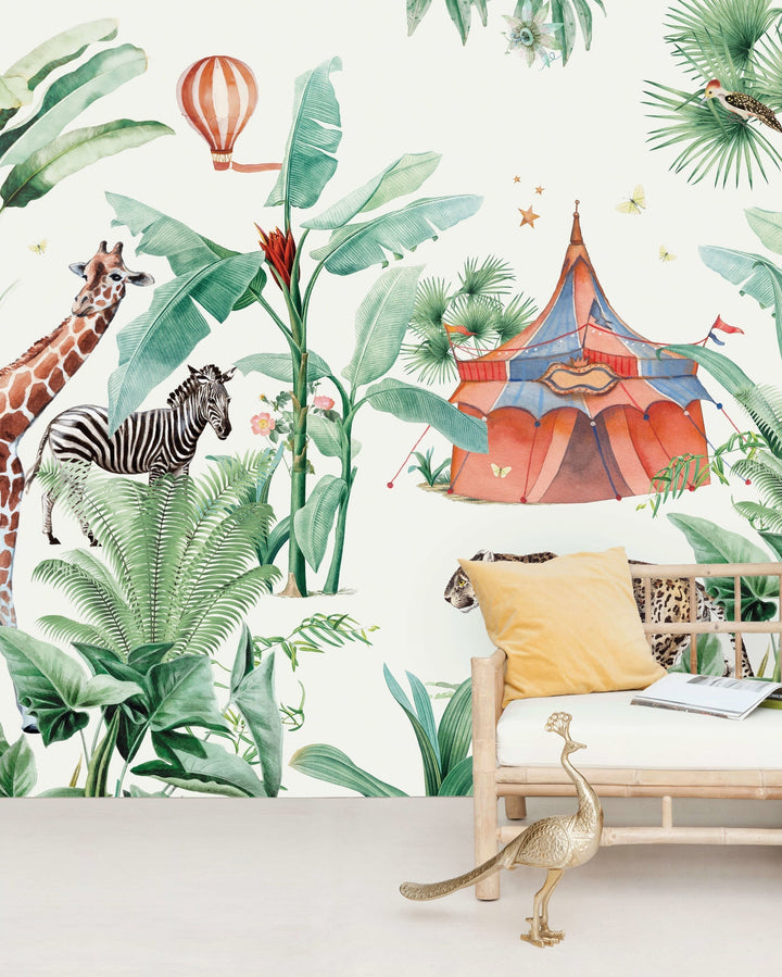 Jungle Circus Wallpaper Mural