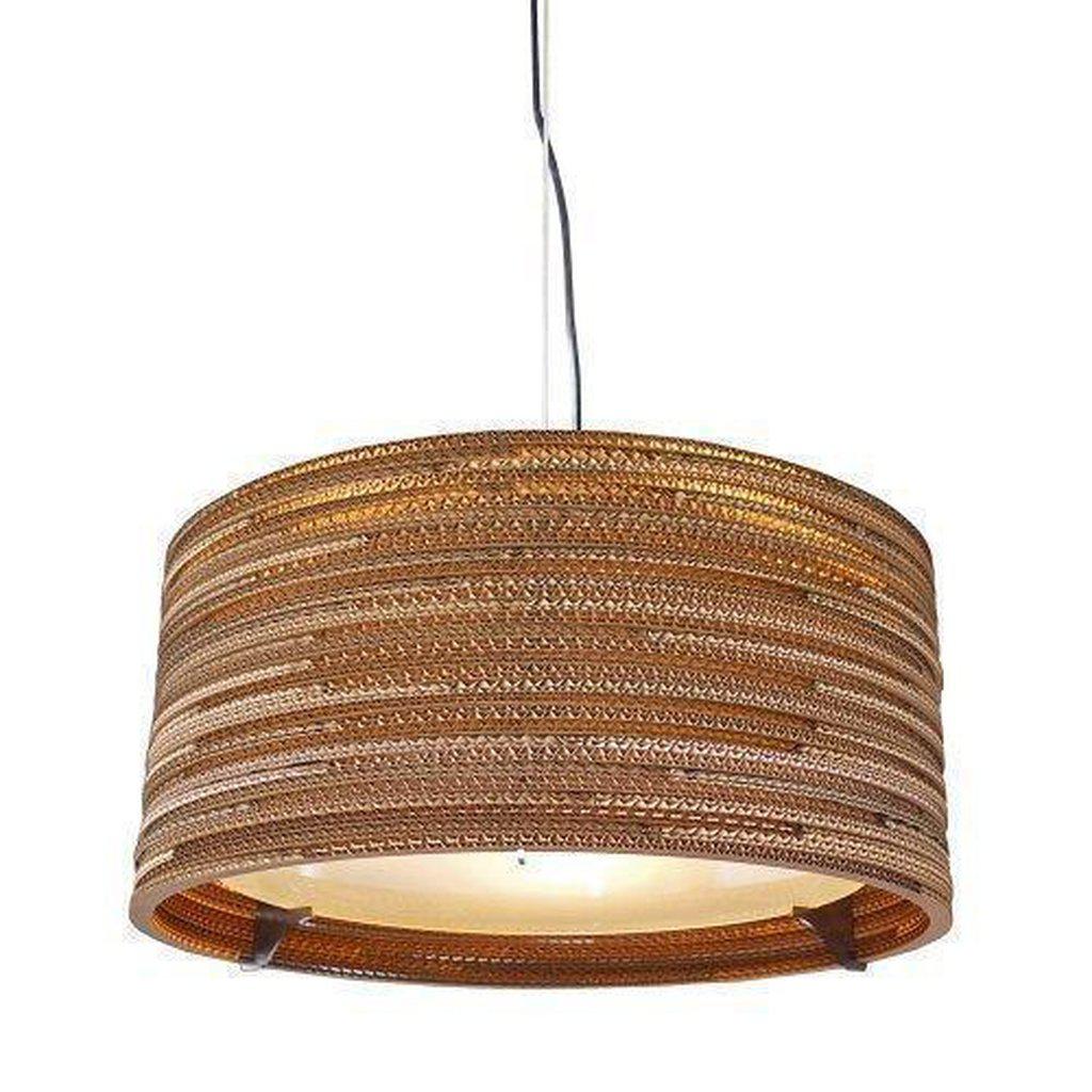 Graypants Scraplights Drum 18 Pendant Lamp - Natural-Beaumonde