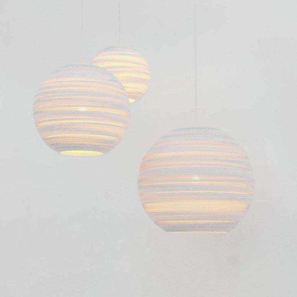 Graypants Scraplights Moon 10 Pendant Lamp - White-Beaumonde