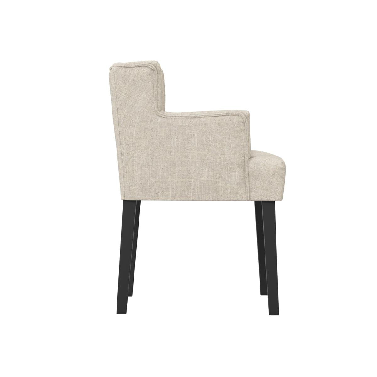 HO+ME Addison Winged Dining Armchair In Stone 3