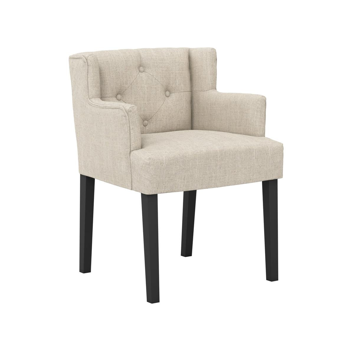HO+ME Addison Winged Dining Armchair In Stone