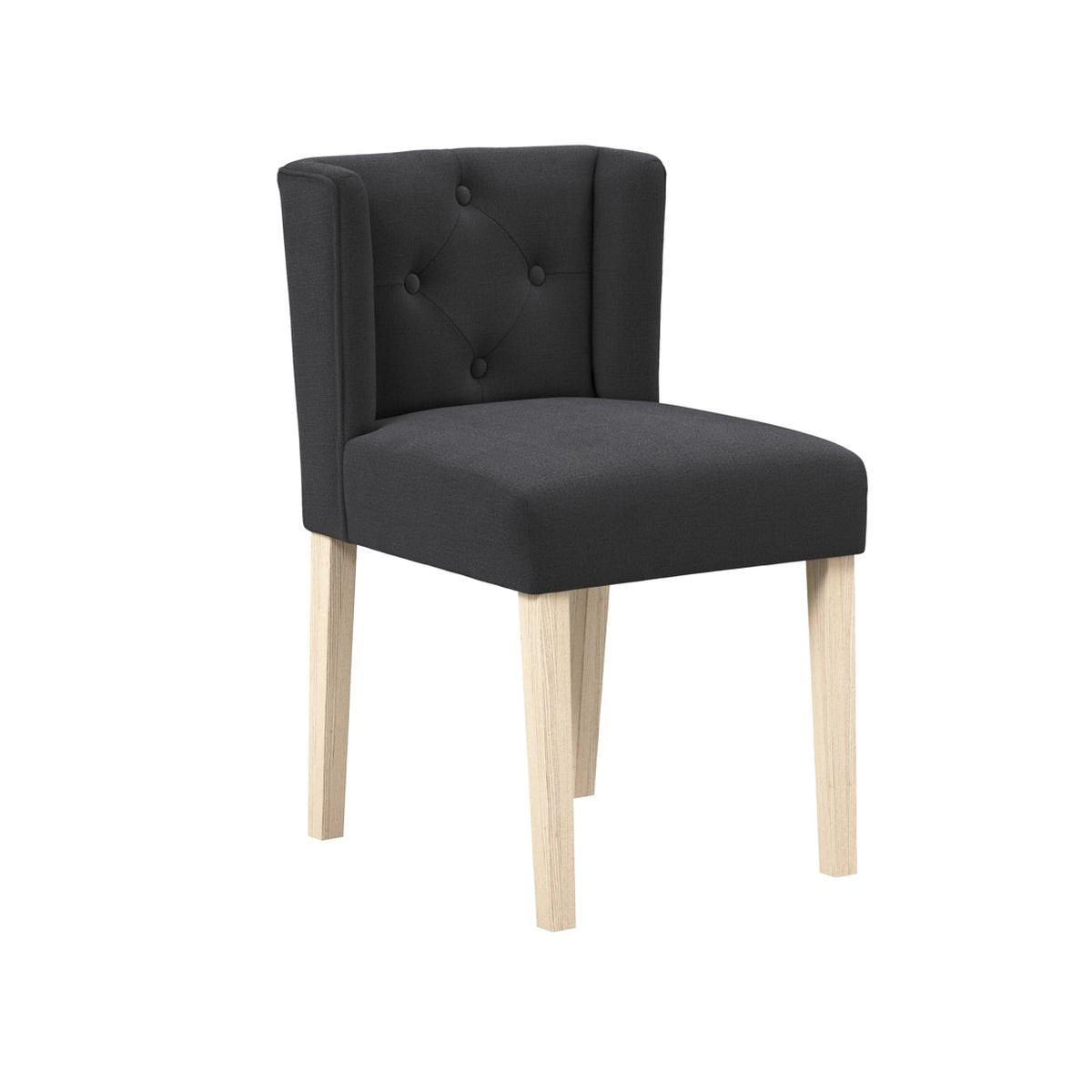 HO+ME Addison Winged Dining Chair In Anthracite Grey-Beaumonde