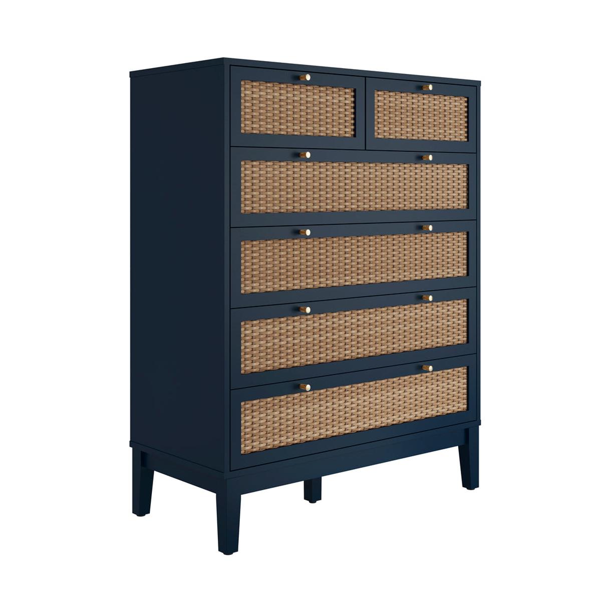 HO+ME Annecy Chest Of Drawers In Blue