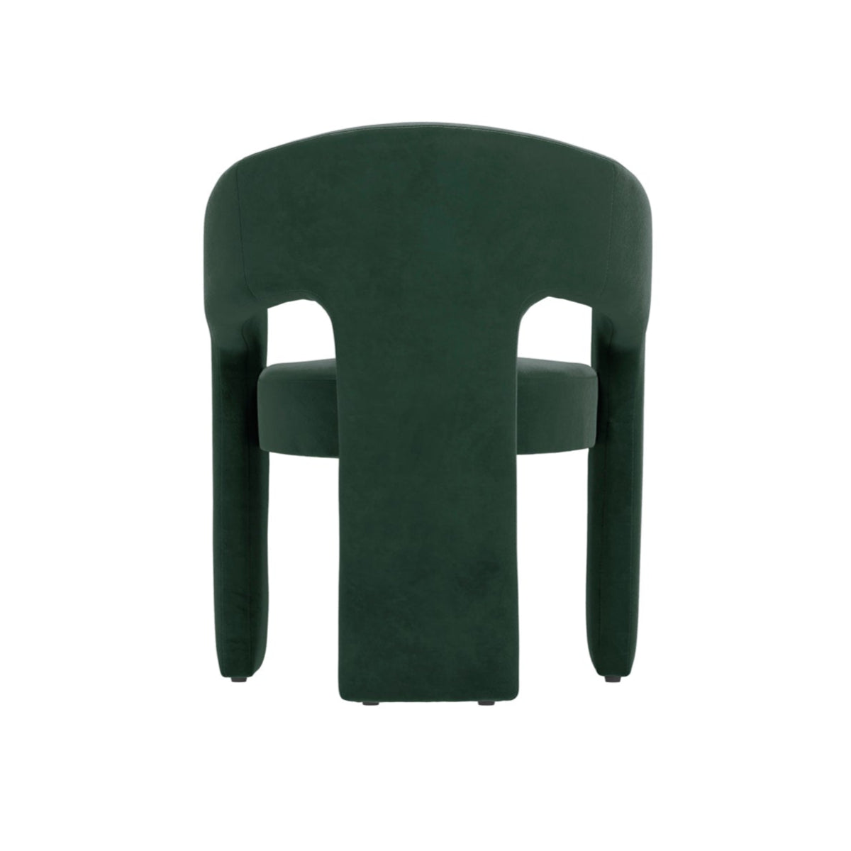 HO+ME Blume Dining Chair In Forest Green rear