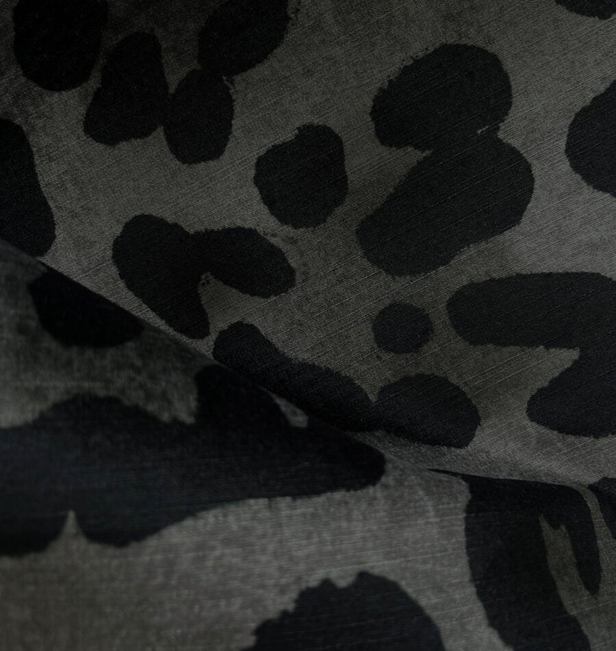 Jaguar Spot Recycled Velvet Fabric