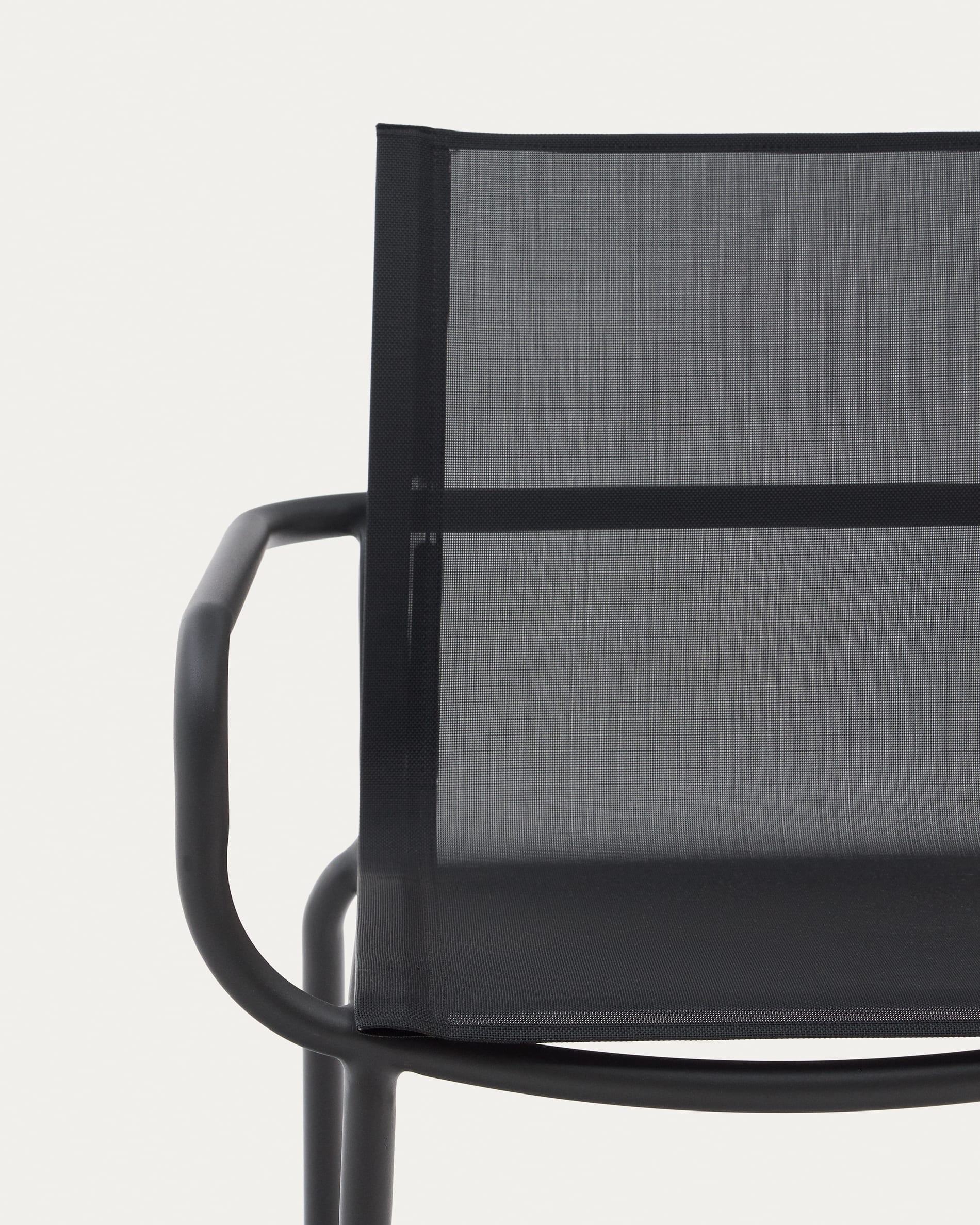 Kave Home Galdana Aluminium Stackable Outdoor Chair-Beaumonde