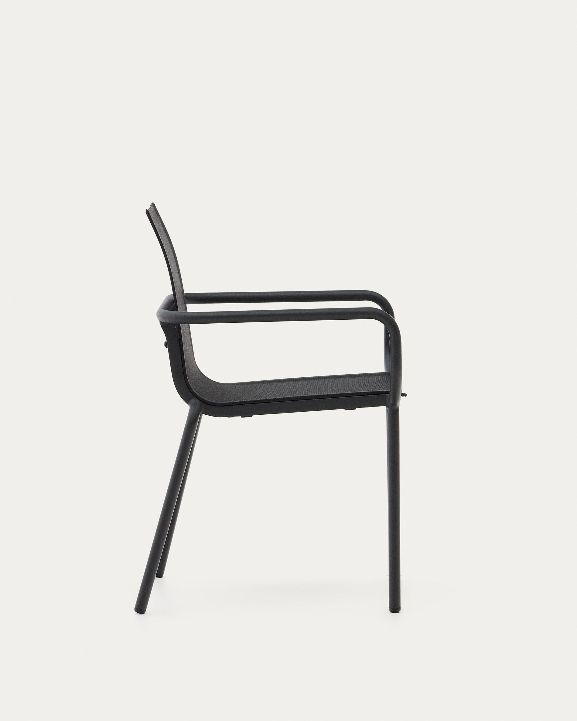 Kave Home Galdana Aluminium Stackable Outdoor Chair-Beaumonde