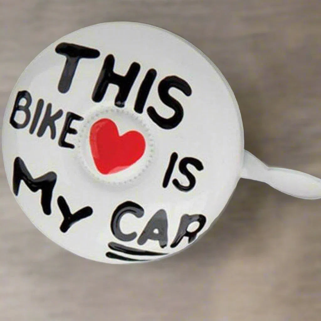 Kikkerland Dringdring Large Bike Bell - Annie Legroulx-Beaumonde