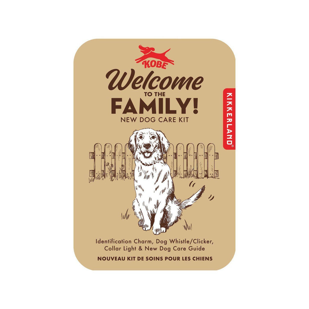 Kikkerland Welcome To The Family Dog Kit-Beaumonde