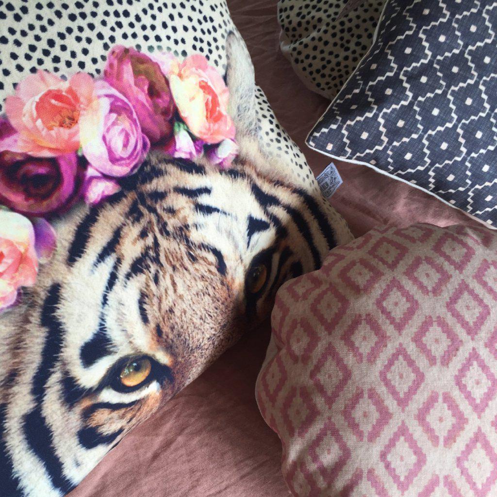 Laissez Lucie Faire Butterfly Cushion Cover-Beaumonde