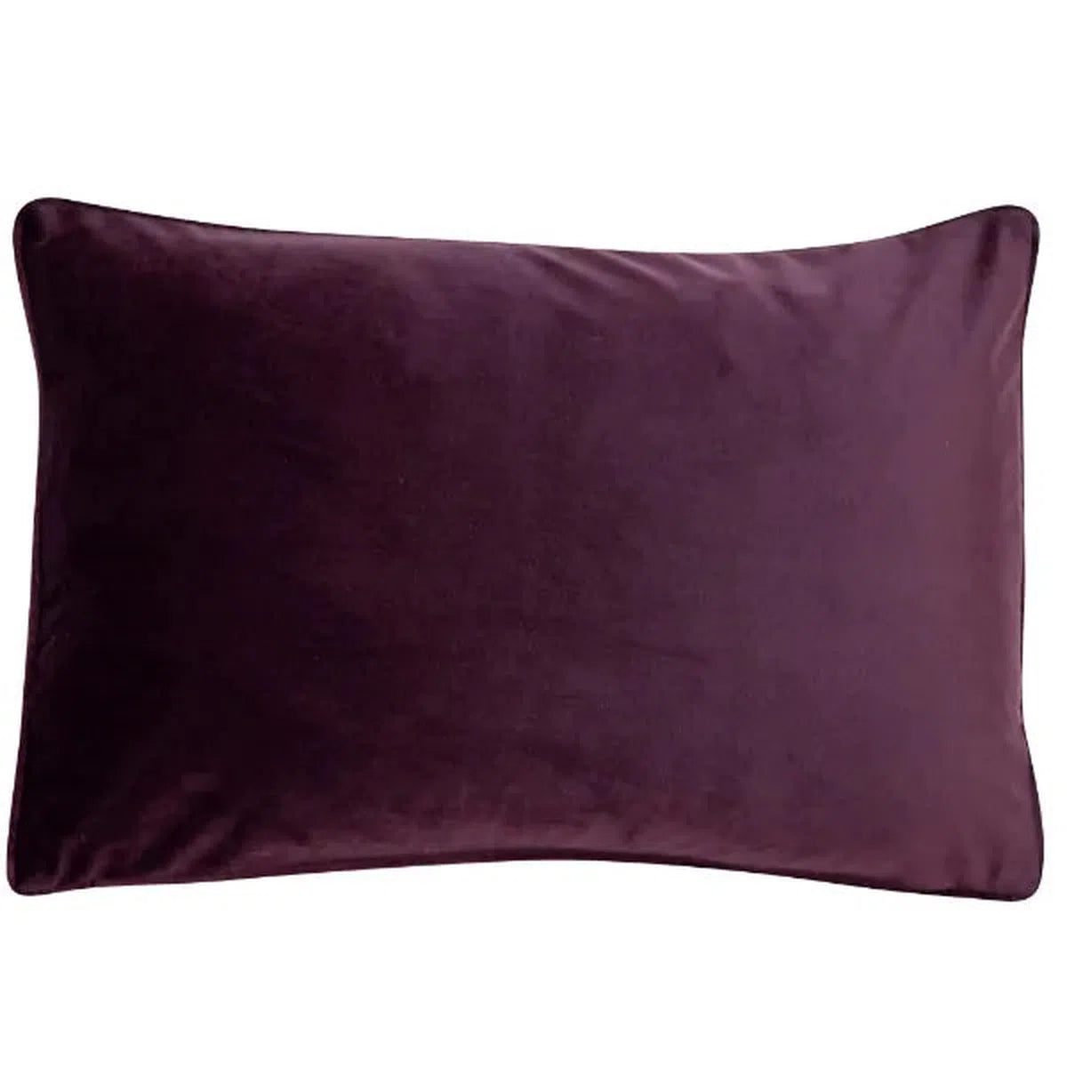 Malini Luxe Velvet Cushion in Aubergine
