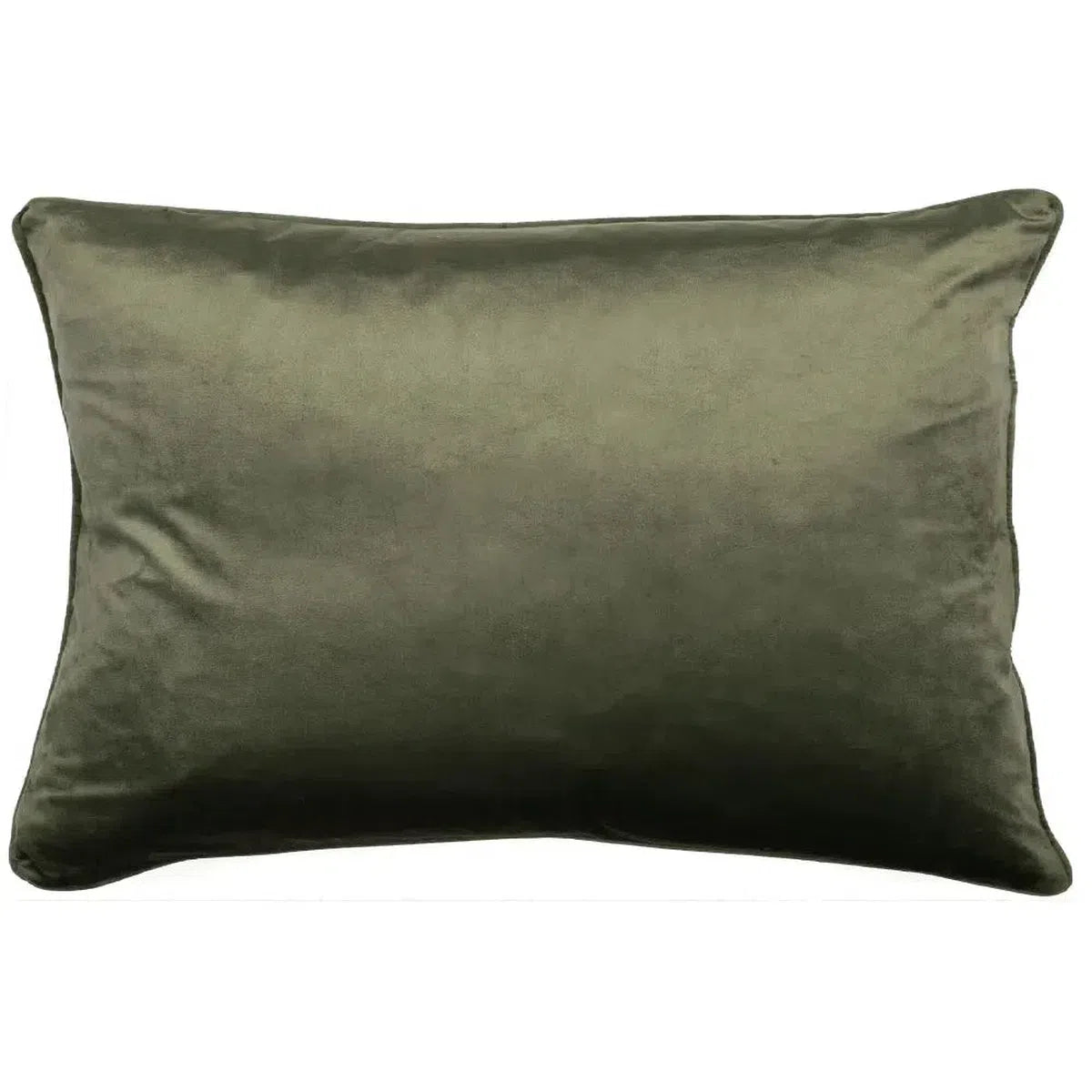 Malini Luxe Velvet Cushion in Olive