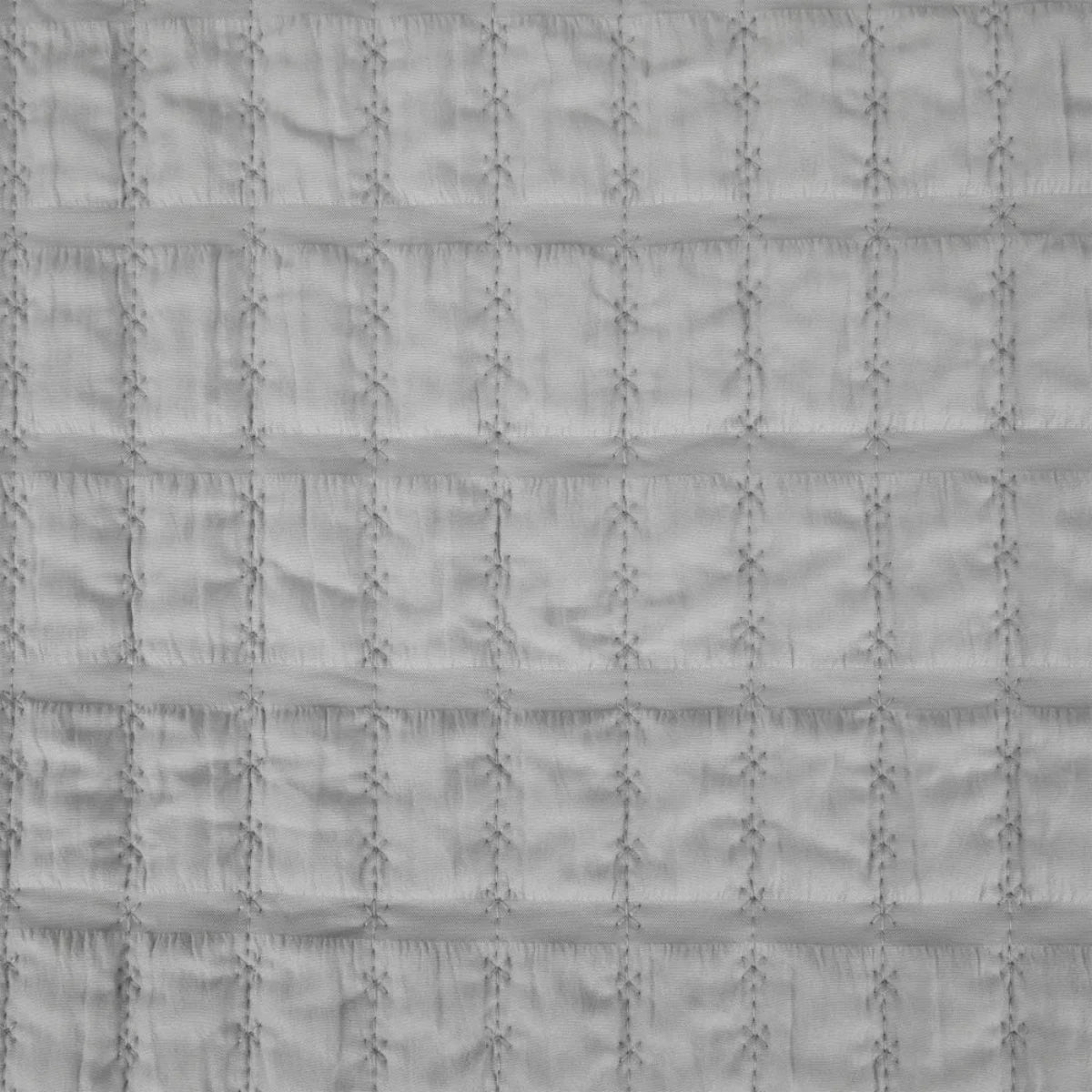 Malini Stockholm Grey Quilted Bedcover-Beaumonde
